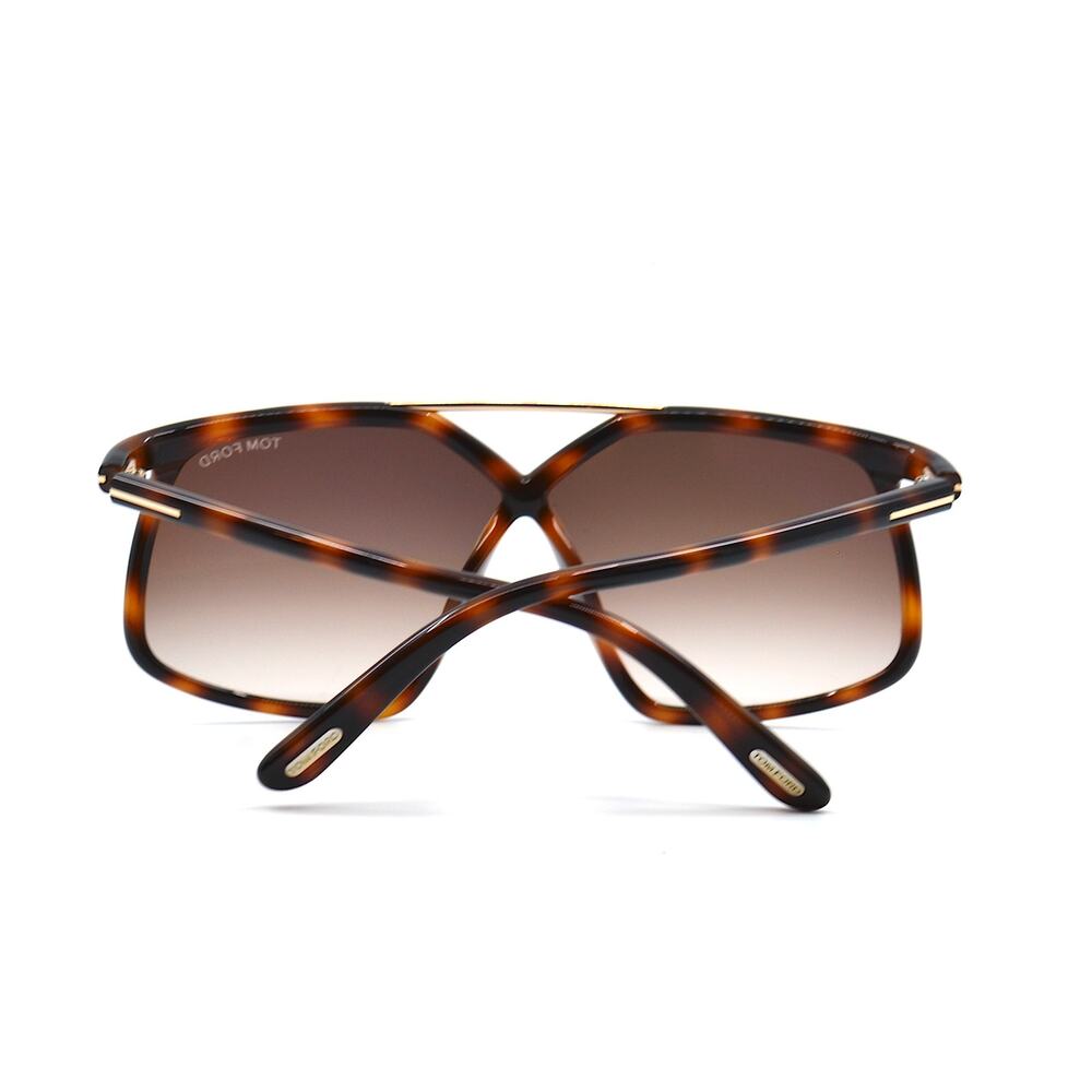 TOM FORD MERYL TF1038/S 52F HAVANA BROWN AUTHENTIC SUNGLASSES - Picture 10 of 15